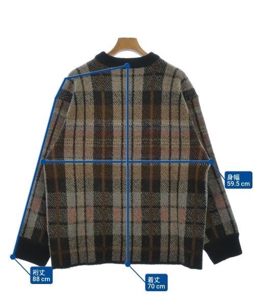 HARE（ハレ）ニット・セーター 茶 サイズ:F メンズ/2200632488056