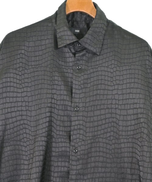 HARE（ハレ）カジュアルシャツ 黒 サイズ:F メンズ/2200618034055