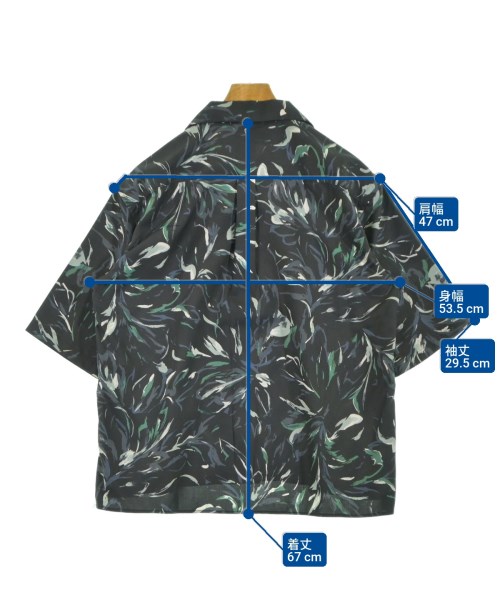 HARE（ハレ）カジュアルシャツ 黒 サイズ:S メンズ/2200611850027