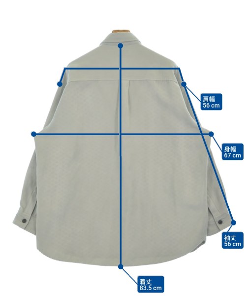 HARE（ハレ）カジュアルシャツ グレー サイズ:M メンズ/2200651708029