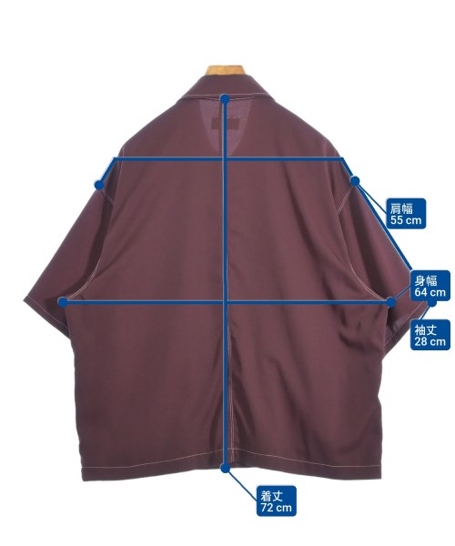 HARE（ハレ）カジュアルシャツ 赤 サイズ:M メンズ/2200658268038