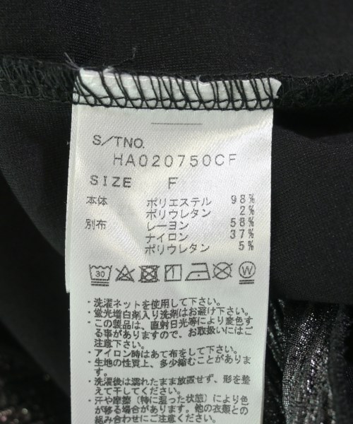 HARE（ハレ）Tシャツ・カットソー 黒 サイズ:F メンズ/2200714668093