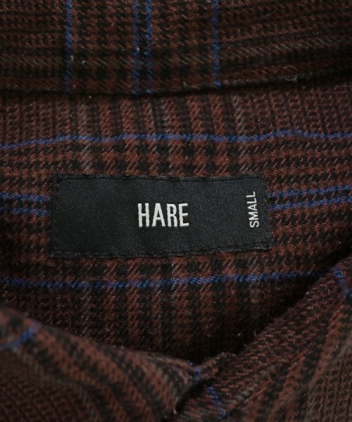 HARE（ハレ）カジュアルシャツ 茶 サイズ:S メンズ/2200716769026