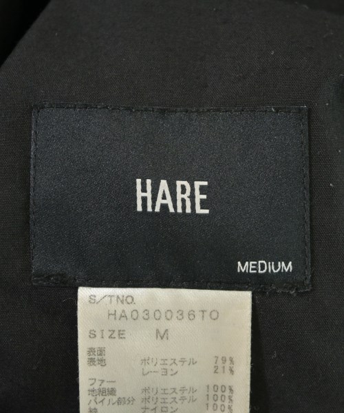 HARE（ハレ）トレンチコート 黒 サイズ:M メンズ/2200704105034