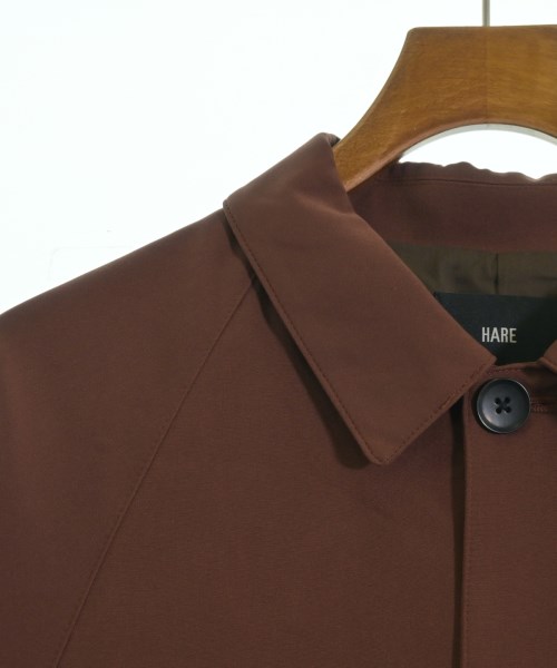 HARE（ハレ）ステンカラーコート 茶 サイズ:S メンズ/2200715003046