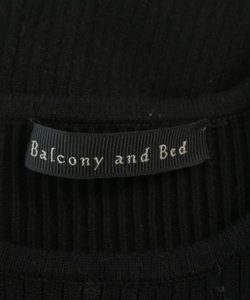 Balcony and Bed（バルコニーアンドベッド）ニット・セーター 黒 サイズ:F レディース/2200674253063