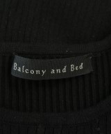 Balcony and Bed（バルコニーアンドベッド）ニット・セーター 黒 サイズ:F レディース/2200674253063