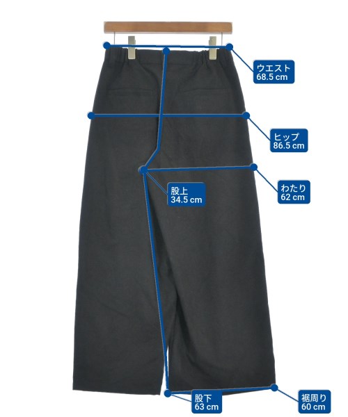 pual ce cin（ピュアルセシン）スラックス 黒 サイズ:F レディース/2200624021025