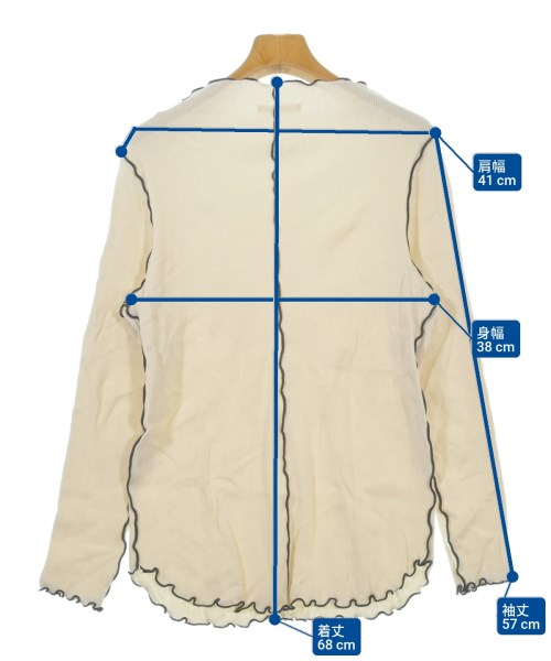 pual ce cin（ピュアルセシン）Tシャツ・カットソー 白 サイズ:-(S位) レディース/2200609041086