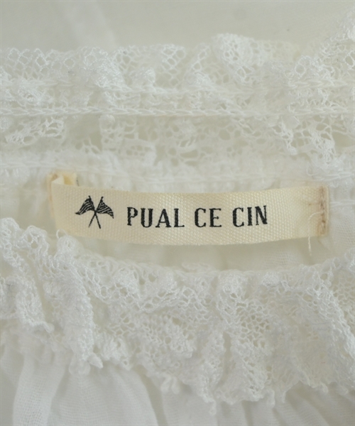 pual ce cin（ピュアルセシン）ブラウス 白 サイズ:F レディース/2200609340011