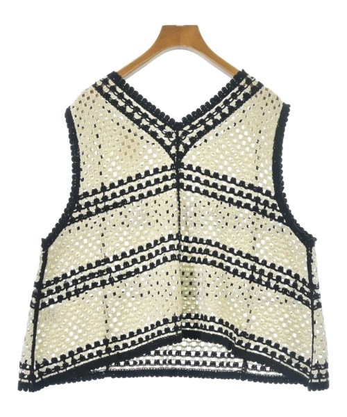 pual ce cin（ピュアルセシン）ベスト 白 サイズ:F レディース/2200610926112