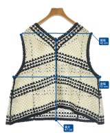 pual ce cin（ピュアルセシン）ベスト 白 サイズ:F レディース/2200610926112