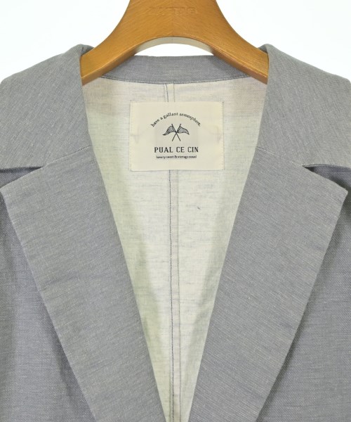 pual ce cin（ピュアルセシン）チェスターコート グレー サイズ:F レディース/2200671435035