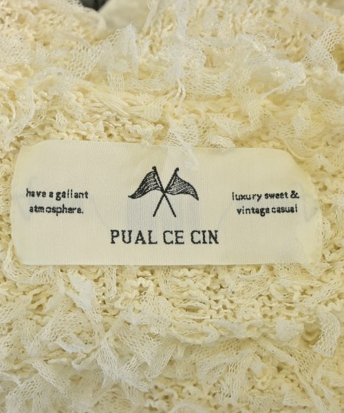 pual ce cin（ピュアルセシン）ベスト/ノースリーブ 白 サイズ:F レディース/2200708624128