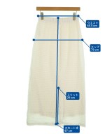pual ce cin（ピュアルセシン）ロング・マキシ丈スカート 白 サイズ:-(M位) レディース/2200642369031