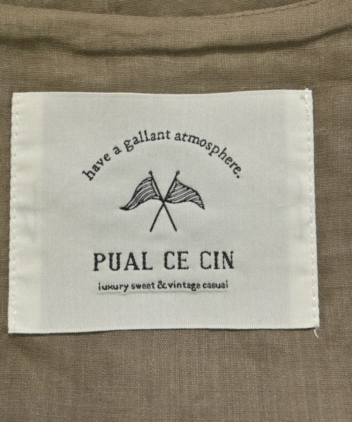 pual ce cin（ピュアルセシン）ベスト カーキ サイズ:F レディース/2200633354268