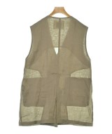 pual ce cin（ピュアルセシン）ベスト カーキ サイズ:F レディース/2200633354268