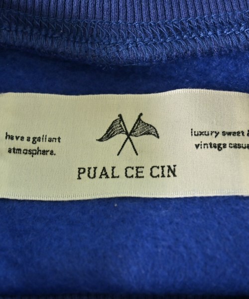 pual ce cin（ピュアルセシン）スウェット 青 サイズ:F レディース/2200641624193