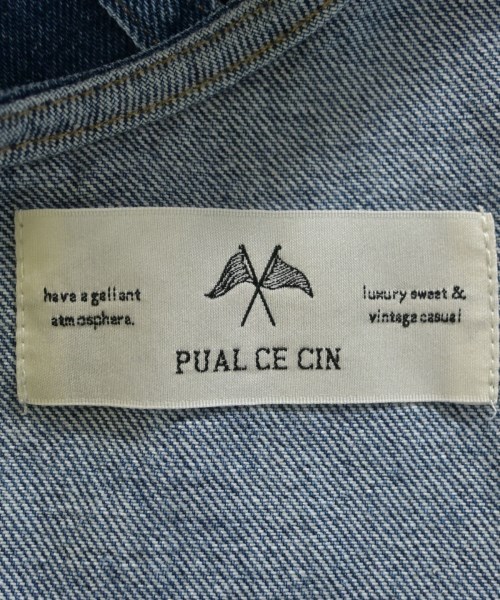pual ce cin（ピュアルセシン）オールインワン/サロペット 紺 サイズ:F レディース/2200663241101
