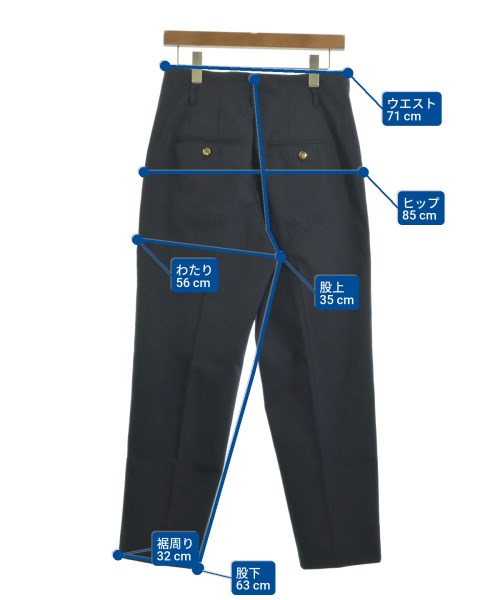 Unaca（アナカ）スラックス 紺 サイズ:40(M位) レディース/2200634926334