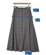 Unaca（アナカ）ロング・マキシ丈スカート 茶 サイズ:38(M位) レディース/2200620023085