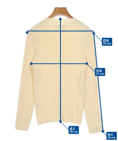 Unaca（アナカ）ニット・セーター 白 サイズ:38(M位) レディース/2200670304035