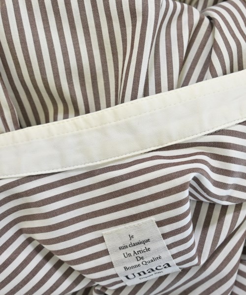 Unaca（アナカ）カジュアルシャツ 茶 サイズ:38(M位) レディース/2200667168077