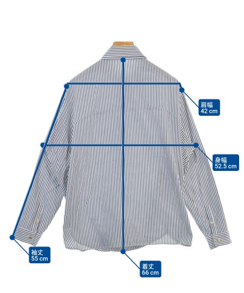 Unaca（アナカ）カジュアルシャツ 白 サイズ:38(M位) レディース/2200676847109