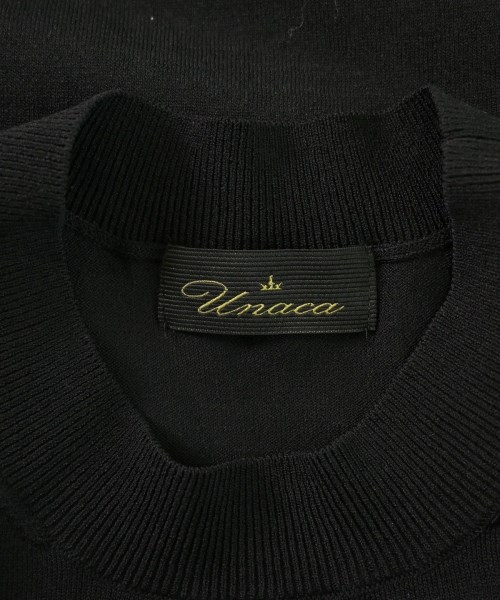 Unaca（アナカ）ニット・セーター 黒 サイズ:38(M位) レディース/2200645790023