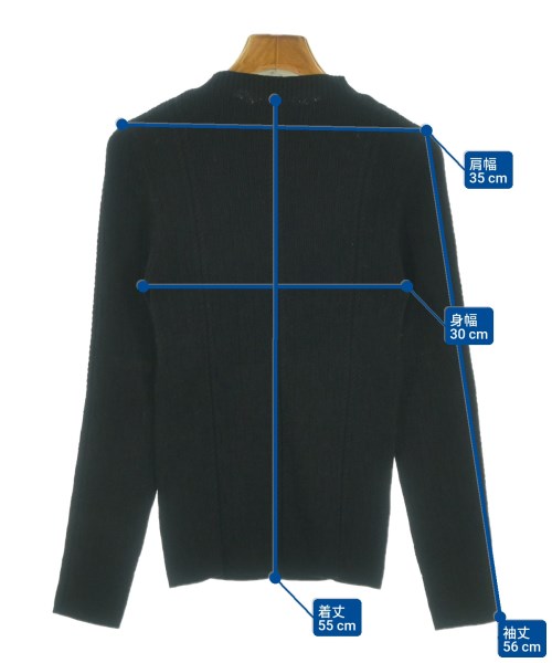 Unaca（アナカ）ニット・セーター 黒 サイズ:38(M位) レディース/2200630544013