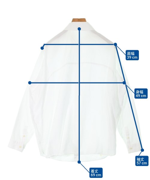 Unaca（アナカ）カジュアルシャツ 白 サイズ:38(M位) レディース/2200669263022