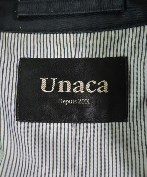 Unaca（アナカ）トレンチコート 紺 サイズ:36(S位) レディース/2200670629015