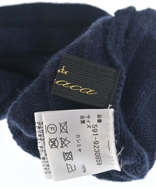 Unaca（アナカ）手袋 紺 サイズ:- レディース/2200723884590