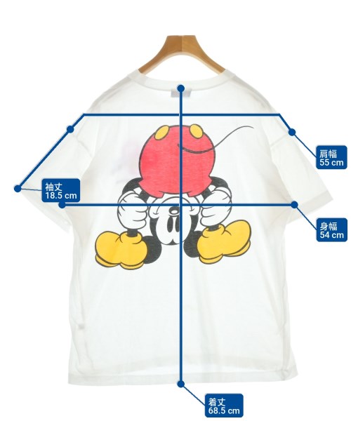 Disney VINTAGE（ディズニービンテージ）Tシャツ・カットソー 白 サイズ:LL(XL位) メンズ/2200722489017