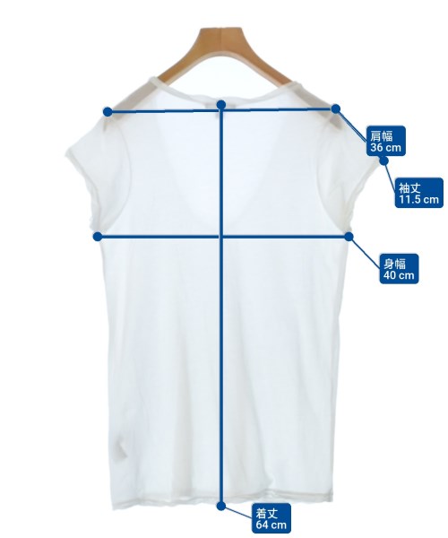 JAMES PERSE（ジェームスパース）Tシャツ・カットソー 白 サイズ:1(M位) レディース/2200631800385