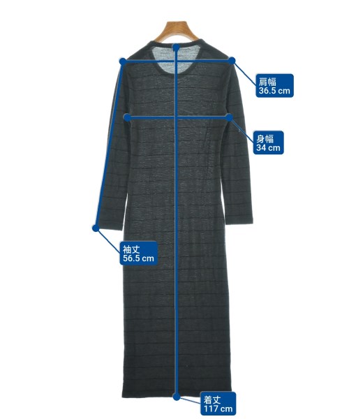 JAMES PERSE（ジェームスパース）ワンピース グレー サイズ:1(M位) レディース/2200623149126