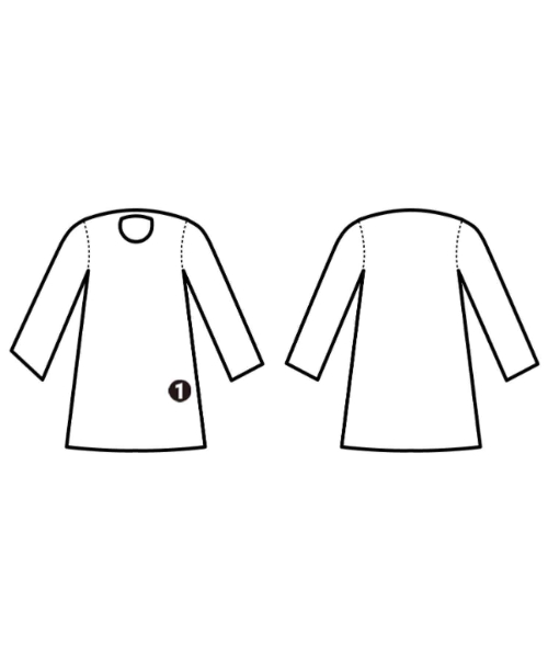 JAMES PERSE（ジェームスパース）ワンピース 茶 サイズ:2(L位) レディース/2200625845026