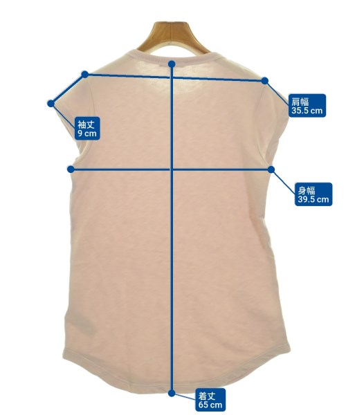 JAMES PERSE（ジェームスパース）Tシャツ・カットソー ピンク サイズ:0(S位) レディース/2200606011198