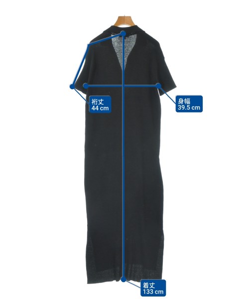 JAMES PERSE（ジェームスパース）ワンピース 黒 サイズ:1(M位) レディース/2200665655081