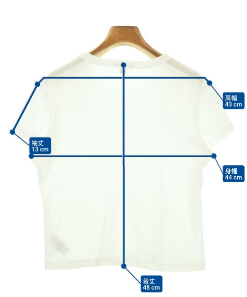 JAMES PERSE（ジェームスパース）Tシャツ・カットソー 白 サイズ:1(M位) レディース/2200680577108