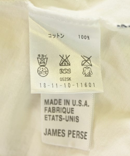 JAMES PERSE（ジェームスパース）Tシャツ・カットソー 白 サイズ:00(S位) レディース/2200698747104