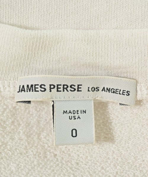 JAMES PERSE（ジェームスパース）スウェット 白 サイズ:0(S位) レディース/2200711046023
