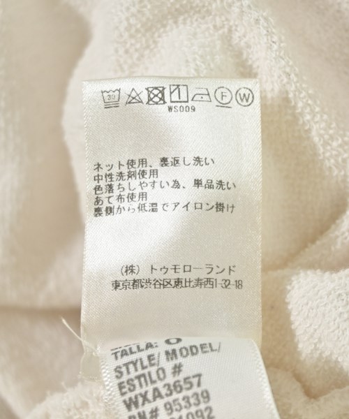 JAMES PERSE（ジェームスパース）スウェット 白 サイズ:0(S位) レディース/2200711046023