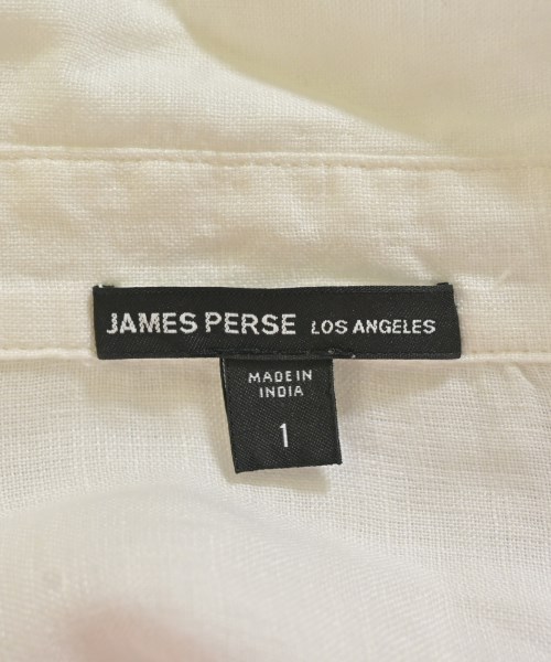 JAMES PERSE（ジェームスパース）シャツワンピース 白 サイズ:1(M位) レディース/2200709882268