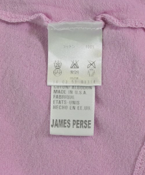 JAMES PERSE（ジェームスパース）Tシャツ・カットソー ピンク サイズ:1(M位) レディース/2200716149095