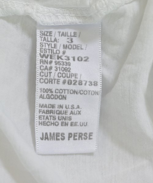 JAMES PERSE（ジェームスパース）ノースリーブ 白 サイズ:3(XL位) レディース/2200703555434