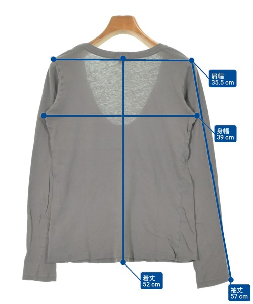 JAMES PERSE（ジェームスパース）Tシャツ・カットソー グレー サイズ:1(M位) レディース/2200665938085