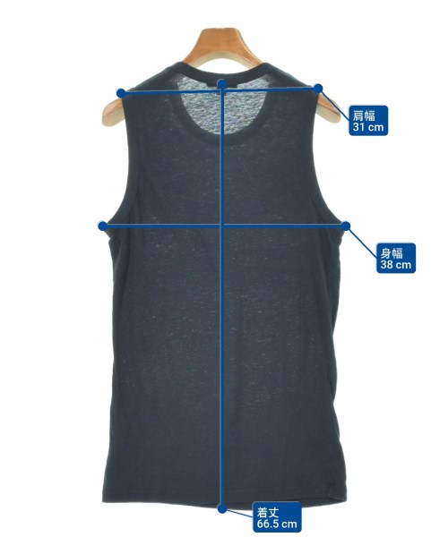 JAMES PERSE（ジェームスパース）タンクトップ 紺 サイズ:1(M位) レディース/2200665938092