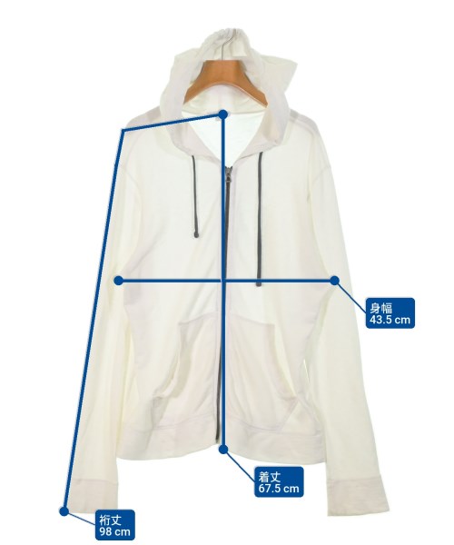 JAMES PERSE（ジェームスパース）パーカー 白 サイズ:0(S位) レディース/2200671685027