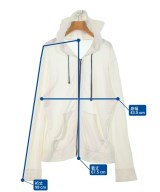 JAMES PERSE（ジェームスパース）パーカー 白 サイズ:0(S位) レディース/2200671685027